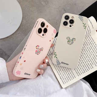 เคสโทรศัพท์ สําหรับ Iphone 6 6s 7 8 Plus X Xs Max Xr 11 12 13 Pro Max คสซิลิโคน tpu สีชมพู สีขาว เคสไอโฟน xsmax