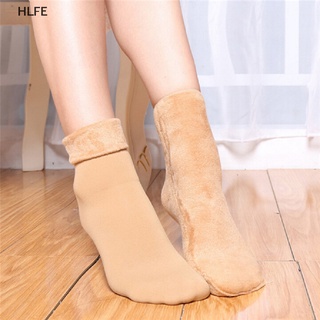 HL Fashion Thick Breathable Winter Women Wool Home Snow Boots Cotton Female Socks FE