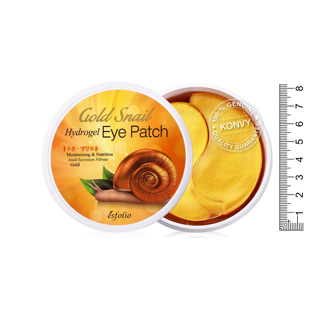 Esfolio Gold Snail Hydrogel Eye Patch 60 Sheets. Shopee Thailand