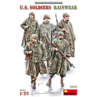 Scale Model MiniArt 1/35 MI35245 U.S. SOLDIERS RAINWEAR