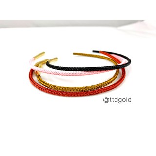 TTDGOLD - ข้อมือ สายสลิงถัก 3 มม.