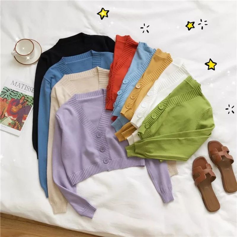 BAILEY CROP KNIT CARDI / CROP CARDI / BAILEY CARDI / BAILEY KNIT CROP