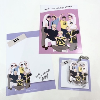 BTS ARMY DECO KIT V.2 Acrylic keychain Postcard พวงกุญแจ โปสการ์ด บีทีเอส บังทัง by mommyjiminn