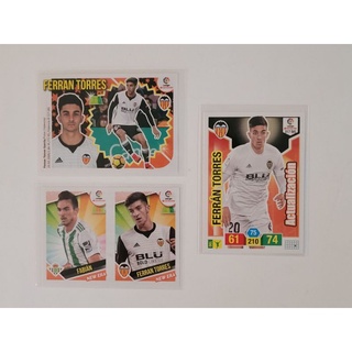 Rookie Card/Sticker Ferran Torres Set 3 ใบ