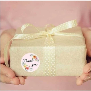 [ถูกที่สุด!!] สติ๊กเกอร์Thank you สต๊อกเกอร์ขอบคุณ ติดกล่องขนม