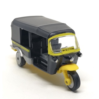 Majorette Tuk Tuk Collection - Black/Yellow Color /scale 1/47 (3 inches) no Package