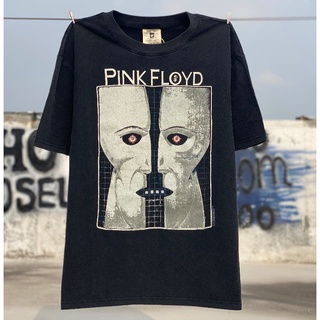 เสื้อยืดใหม่เสื้อยืดลําลอง แขนสั้น คอกลม พิมพ์ลาย High Street Pink Floyd The Division Bell Fan Wall 2LP สีขาว สไตล์วินเท