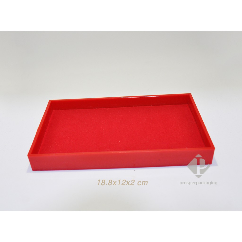 ถาดปูเรียบ ขนาดเล็ก 18.8x12x4 cm จำนวน 1 ใบ