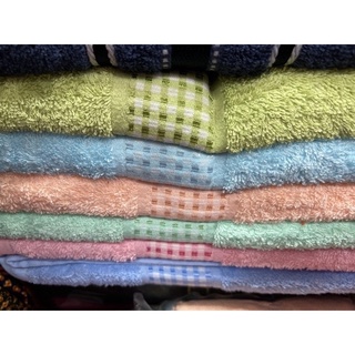 ผ้าขนหนูสีโทนพาสเทลขนาด 30x60 นิ้ว