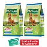 DOGN JOY ด็อกเอ็นจอย อาหารสุนัขโตพันธุ์ใหญ่ สูตรไก่ตับ  3 กก. (แพ็ค 2 ถุง)