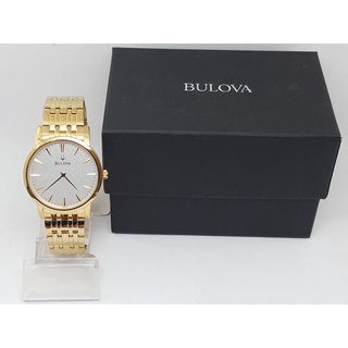 นาฬิกา BULOVA MENS 97A102 QUARTZ SLIM พร้อมกล่อง (ใหม่มีตำหนิ)