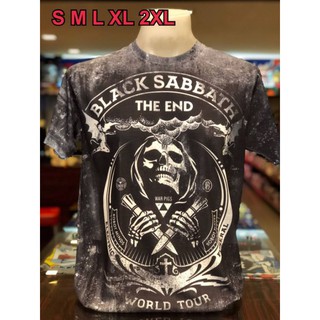 เสื้อวงร็อค🤟Black Sabbath.ผ้าคัตตอน 1คอฟิต‼️ทรงสวย‼️ผ้าบาง‼️สกรีนเต็ม‼️