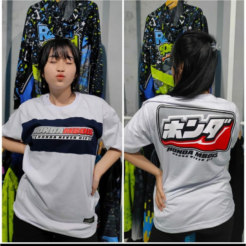 เสื้อยืด ลาย honda mbois honda gank