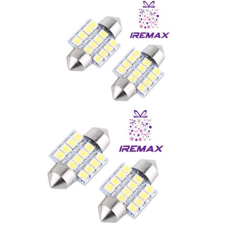 Eco ไฟเพดานรถยนต์LED16Light x 4 หลอด สีขาว 31mm.