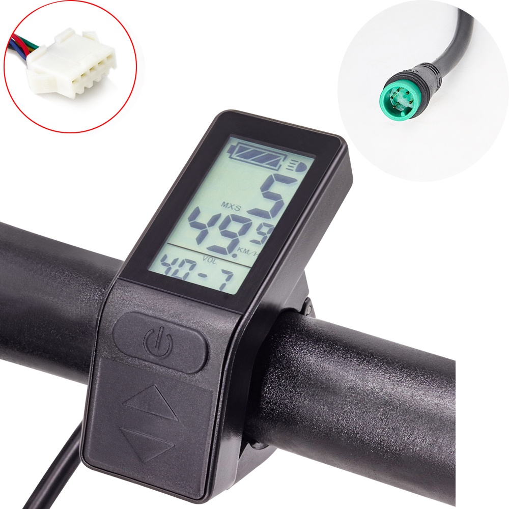 Electric Bike Display KT LCD4 E-bike LCD Display 36V 48V Ebike Computer for E Bike Kunteng Controlle