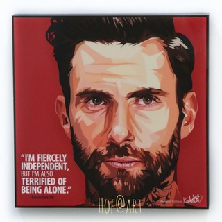 Adam Levine อดัม เลอวีน Maroon 5 มารูนไฟฟ์ นักร้องนำ ศิลปิน music รูปภาพ​ติดผนัง pop art กรอบรูป แต่งบ้าน ของขวัญ รูปภาพ