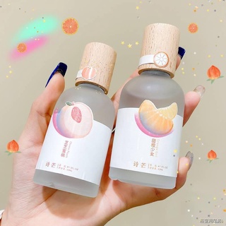 ♨✁🍑 น้ำหอมธรรมชาติ 🌈 น้ำหอม Shi Mang น้ำหอมฟีโร​โมน​ Body mist หอมละมุน สำหรับฉีดผิว ฝาไม้แพ็คเกจน่ารัก