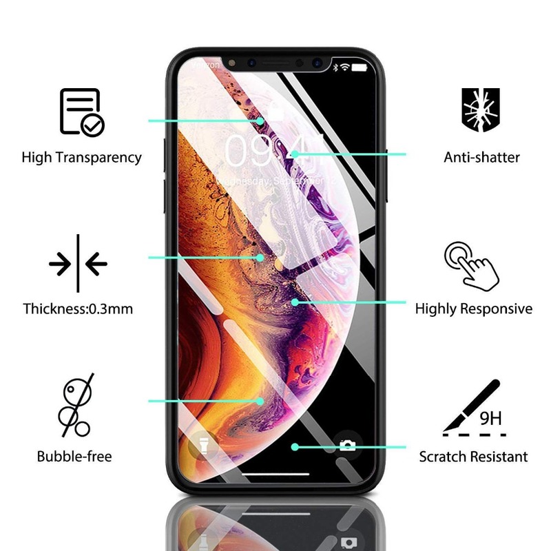 P&M iPhone X XR XS Max 8 / 7 / 6 / 6S Plus 4 5 SE 9H Scratch Resist Tempered Glass Screen Protectors #8
