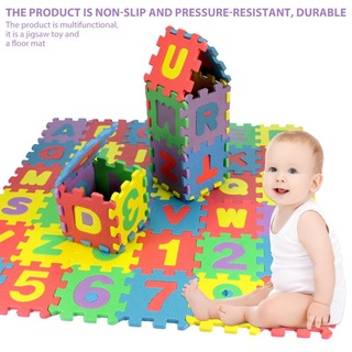 NEW 36pcs 12*12cm Foam Play Mat Early Educational Interlocking Playmat Anti-slip Floor Puzzle Pad For Living Room