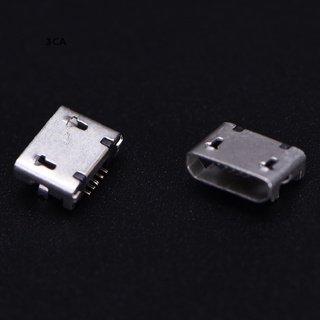 3CA 10pcs Micro USB 5pin B type Female Connector For Connector 5 pin Charging Socket Hot sale 3C