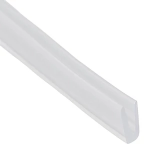in stockBLOOMZO 2 เมตรเทปปิดผนึกประตูอาบน้ําทนทานยางรูปตัว U หลายขนาดกระจก Protector Trim