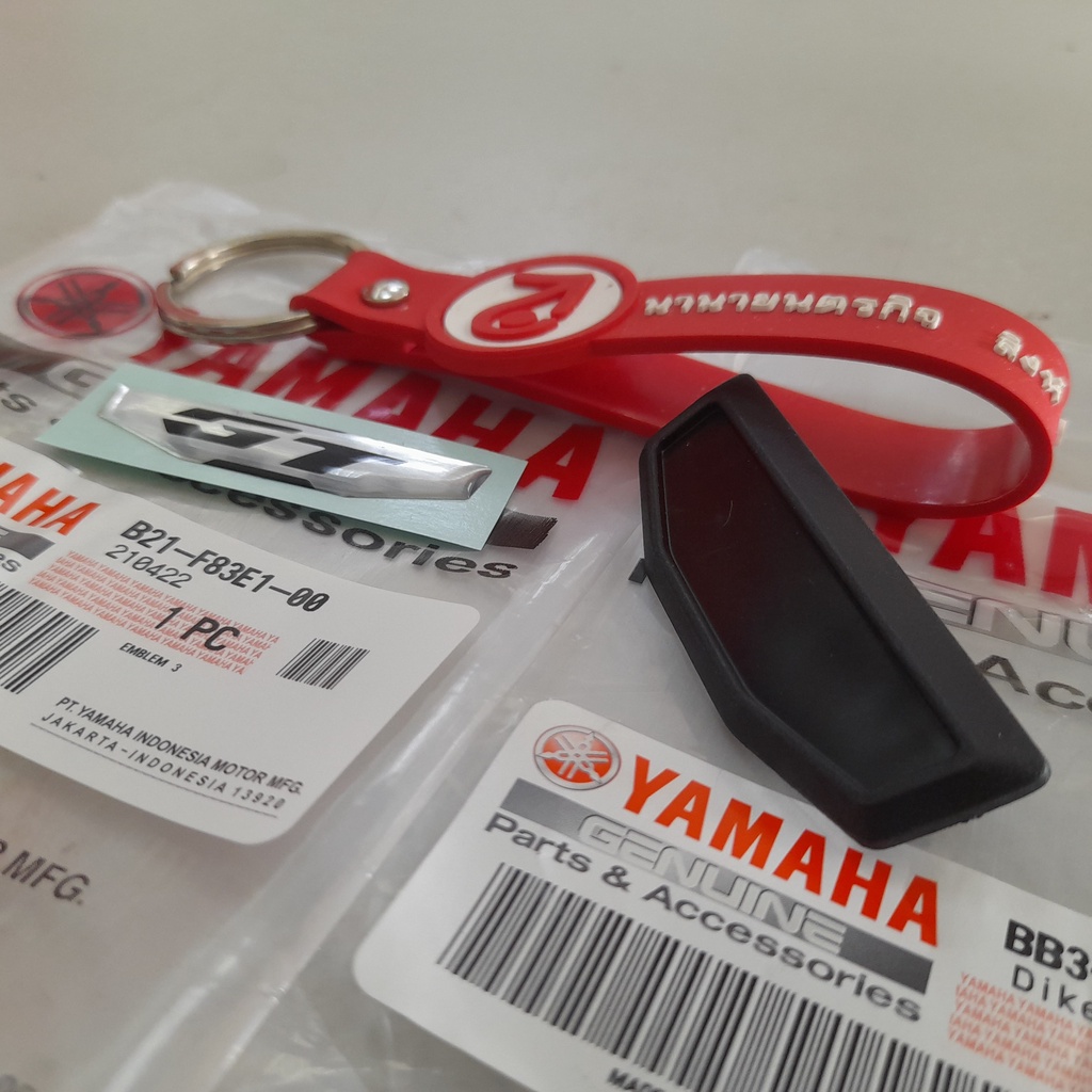 BB3F830900 - B21F83E100 LOGO ตรากระจังหน้า GT-125 LOGO แท้ YAMAHA BB3-F8309-00 - B21-F83E1-00