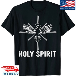 เสื้อยืด พิมพ์ลาย Holy Spirit Pentecost Dove Holy Spirit Activate Catholic สําหรับผู้ชาย