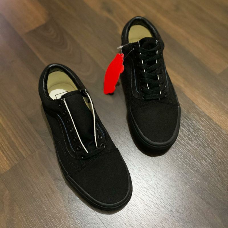 Oldskool VANS ของแท้ สีดํา แบบเต็ม สไตล์คลาสสิก