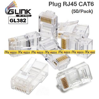 Plug RJ45 CAT6 GLINK (GL382) (50/Pack)