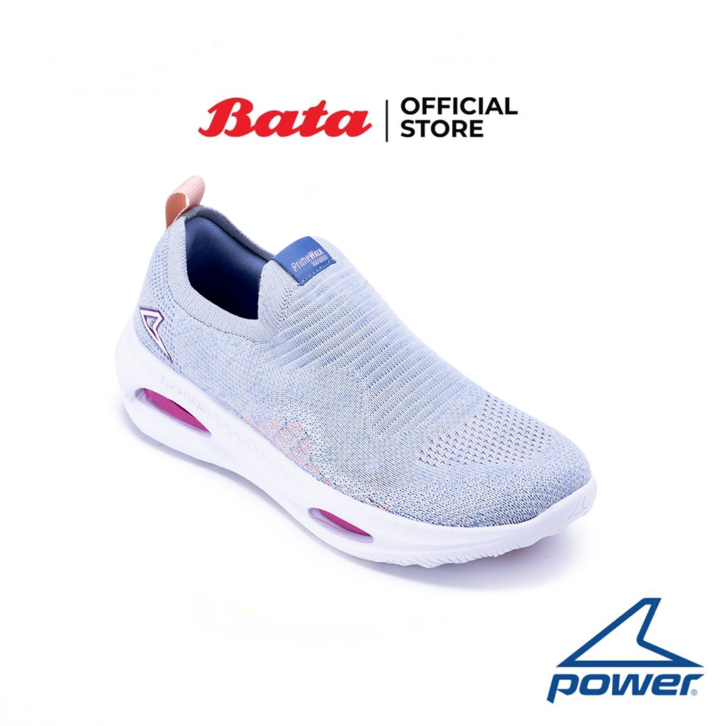 Bata บาจา ยี่ห้อ Power รองเท้าผ้าใบสลิปออน แบบสวม ใส่ง่ายรองรับน้ำหนักเท้าได้ดี  สำหรับผู้หญิง รุ่น 