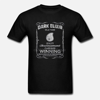 เสื้อยืดผ้าฝ้ายพิมพ์ลายแฟชั่น ใหม่ เสื้อยืด ลาย Dark Elixir Clash Mash Clan Wars Since Dark Ages Bijkeh04Dgnjmn10 สําหรั