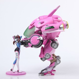 ⚡️Ready Stock⚡️Hot D.VA MEKA Mobile Suit PVC Statue Figure With Retai BOX Overwatch DVA rdj2