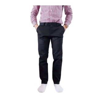 กางเกงสแล็ค สีดำ ผู้หญิงผู้ชายใสใด้ ทรงกระบอกยื้ด/กระบอกไมยื…