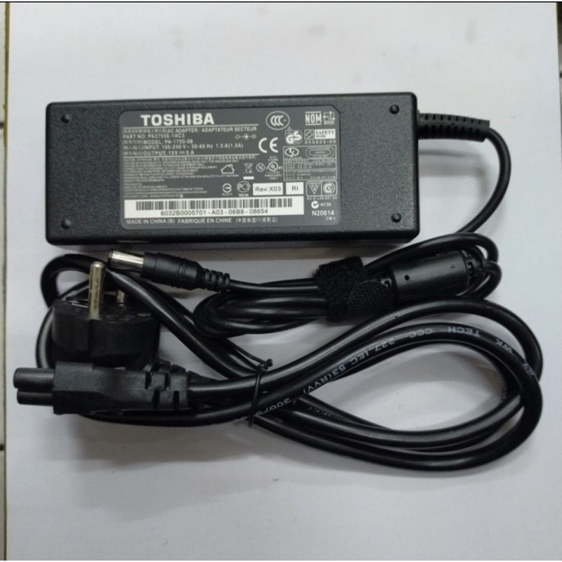 Toshiba 15V 5A Dynabook B550 B551 B552 B552/F Portege M400 M700 M750 S750 M105 M15 M30 แล็ปท็อปอะแดป