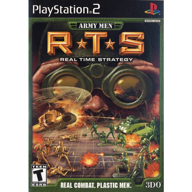 Army Men RTS (USA) PS2 แผ่นเกมส์ps2 เกมเพล2 แผ่นplay2 เกมทหารจิ๋ว