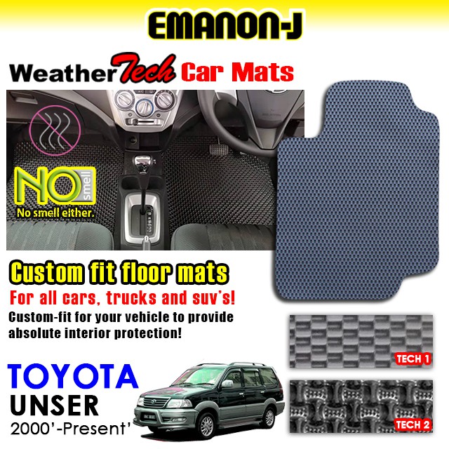 Emanon-J Weather Tech สําหรับ Toyota Unser 2000 - พรมรถยนต์ปัจจุบัน