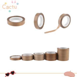 Cactu เทปริบบิ้น PTFE อุณหภูมิสูง ไร้สารพิษ คุณภาพดี 1 ม้วน