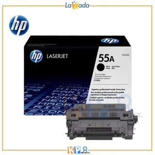 HP LaserJet Toner CE255A (55A) Black - (Genuine guarantee) สินค้าแท้รับประกันศูนย์