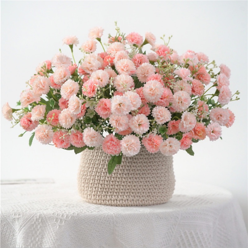 ช่อดอกไลแลคปลอม ผ้าไหม 20 ดอก สําหรับตกแต่งบ้าน ออฟฟิศ งานแต่งงาน 1 ช่อ