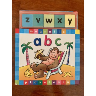 [มือสอง] หนังสือสอน abc พร้อมตัวแม่เหล็กครบจำนวน (แถมชุดหนังสือคำศัพท์ภาษาอังกฤษเล่มแรกสำหรับเด็กเล็ก 1 เล่ม)