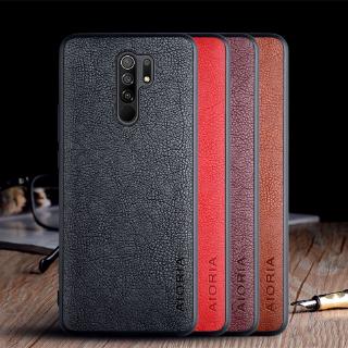 เคสหนัง pu แบบนุ่มสําหรับ xiaomi redmi 9 soft pc 2 in 1