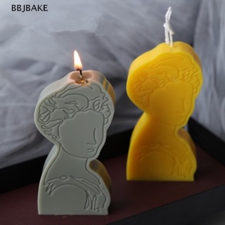 [cxFSBAKE] 3D Portrait Silicone Mold Aromatherapy Candle DIY Candle Making Cake Molds  KCB