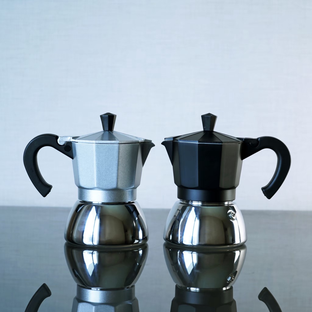 เครื่องชงกาแฟ  กาต้มกาแฟ มอคค่าพอท ฐานสแตนเลส Stainless Moka Pot Espresso