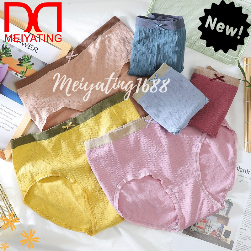 MYT แพ็ค10ตัวคละสี 920XL# กางเกงในผ้าทอหญิง มาใหม่ big size สวย น่ารัก ดีไซส์เก๋ ผ้านุ่ม เอว 26-48 นิ้ว ไม่ระคายเคือง