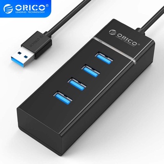 Orico ฮับ USB 3.0 หลายช่อง ความเร็วสูง 5Gbps 4 พอร์ต 30 ซม. สําหรับคอมพิวเตอร์ PC