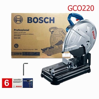 Bosch แท่นตัดเหล็ก ขนาด 14 นิ้ว รุ่น GCO220 แท่นตัดไฟเบอร์14 สีน้ำเงิน