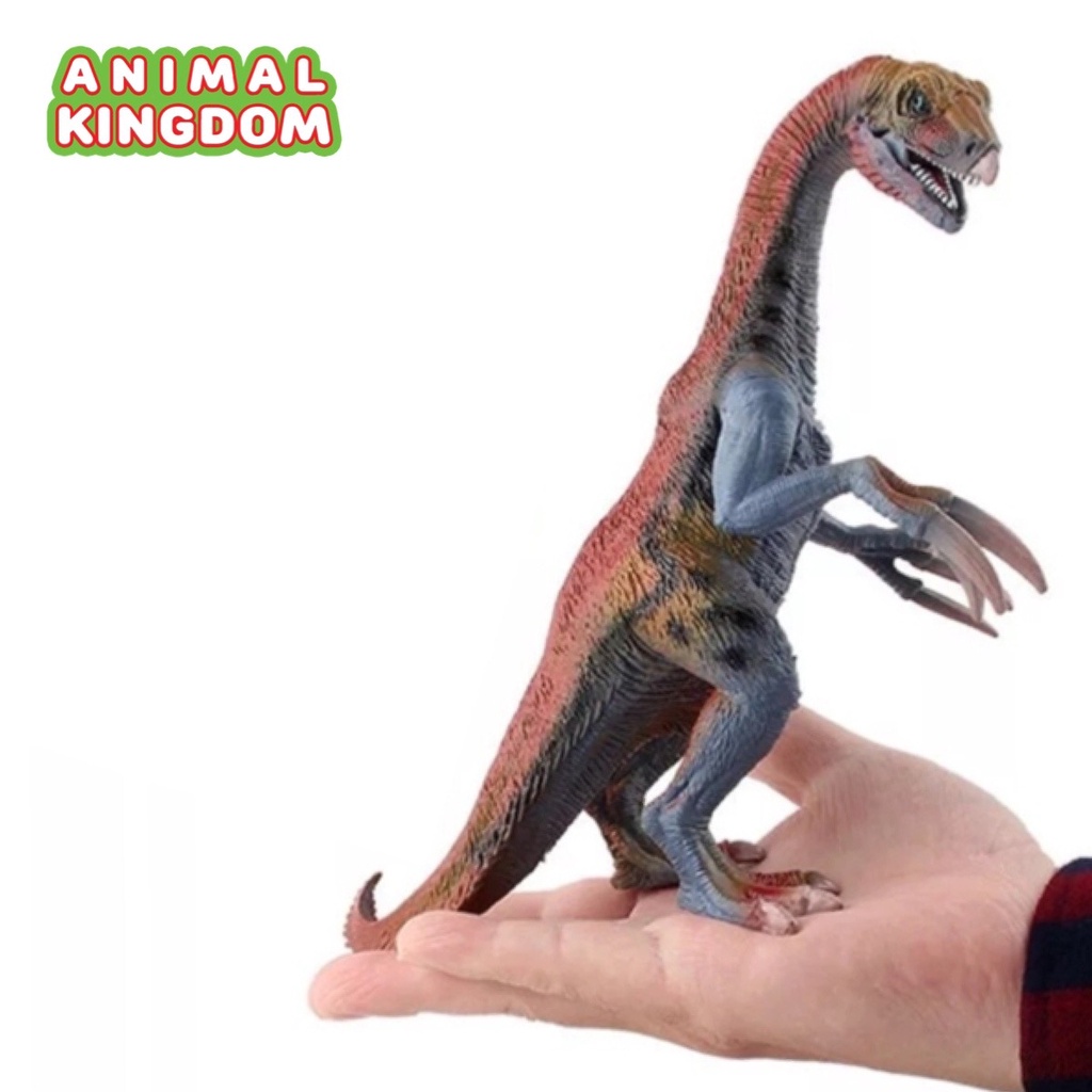 Animal Kingdom โมเดล ไดโนเสาร์ Therizinosaurus ยืน 2 ขา เทาแดง ขนาด 33.00 CM (จากหาดใหญ่)
