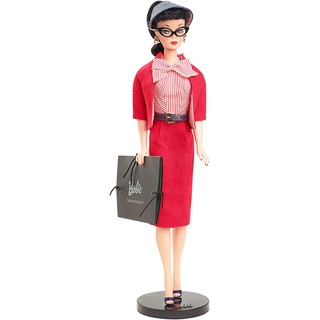 Barbie Busy Gal Adult Collector 1960 Fashion Designer Doll with Portfolio Case FXF26 ตุ๊กตาบาร์บี้ 1960 พร้อมเคส FXF26