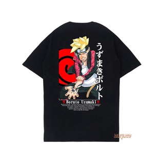 เสื้อยืดผ้าฝ้ายพิมพ์ลายขายดี เสื้อยืด ผ้าฝ้าย พิมพ์ลายการ์ตูน Boruto UZUMAKI KAOSHITAM 30S KAOSPRIA