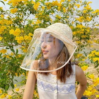 หน้ากาก พลาสติกใส กันไวรัส กันละออง พร้อมส่ง 🇹🇭